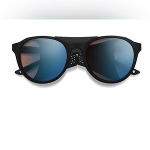 NEW Smith Venture Sunglasses Matte Black 100% AUTHENTIC Photochromic Blue Mirror